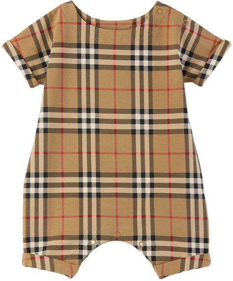 combinaison burberry bebe|burberry newborn dresses.